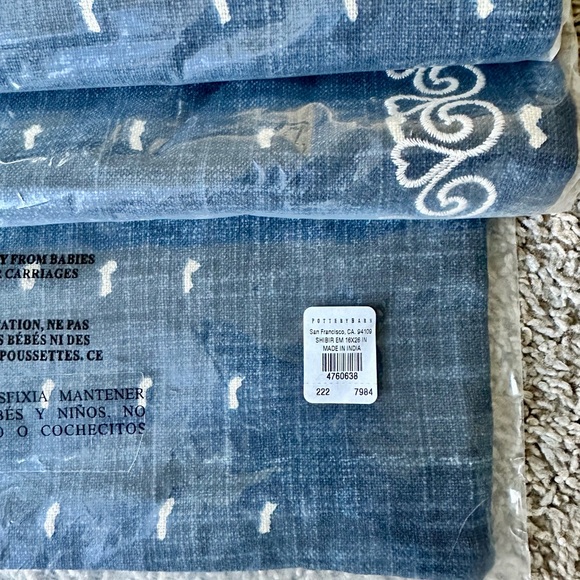 Shibori Pillow Case Covers 16x26 - Picture 2 of 4